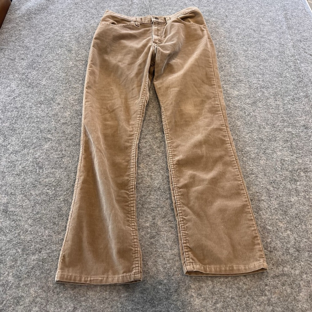 Vintage Levi's 519 Tan Corduroy Men's Pants Size 31x30 USA 80's